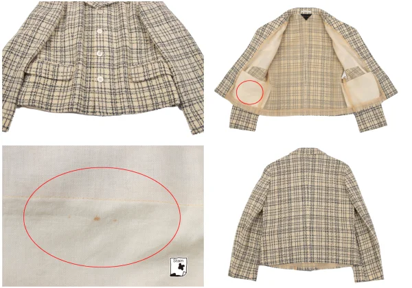 COMME des GARCONS Random Check Jacquard Ensemble K-163883_007