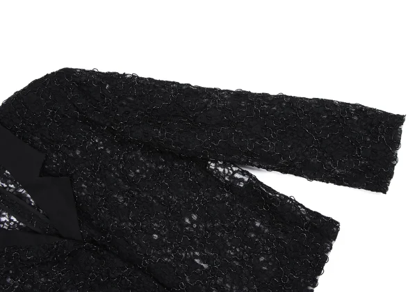 COMME des GARCONS Silk Switching Floral Lace Jacket K-163884_006