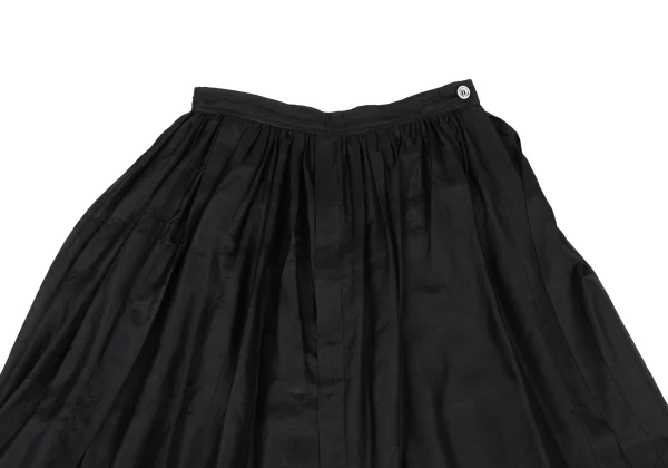 COMME des GARCONS Silk Drape Tuck Wide Pants K-163890_003