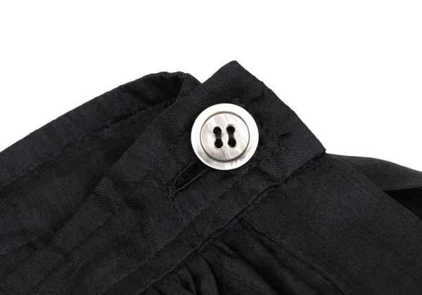 COMME des GARCONS Silk Drape Tuck Wide Pants K-163890_004