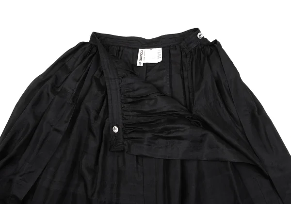 COMME des GARCONS Silk Drape Tuck Wide Pants K-163890_005
