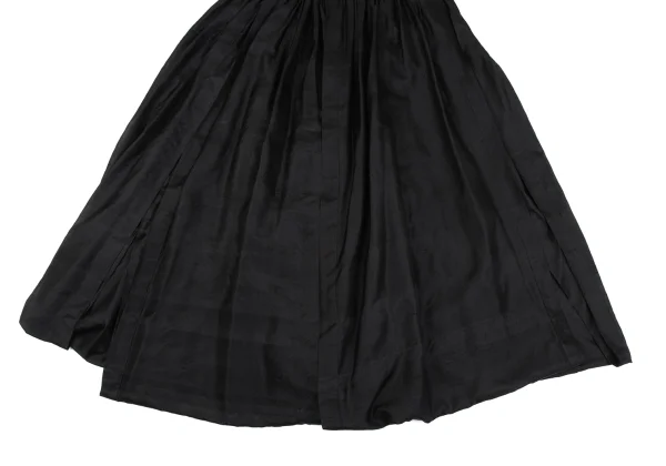 COMME des GARCONS Silk Drape Tuck Wide Pants K-163890_006