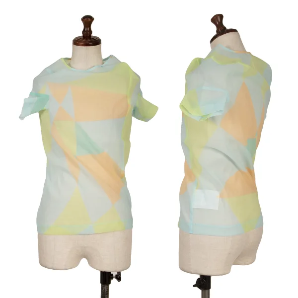 COMME des GARCONS Colorful Geometric T-shirt Multi-Color S-M K-163891_001