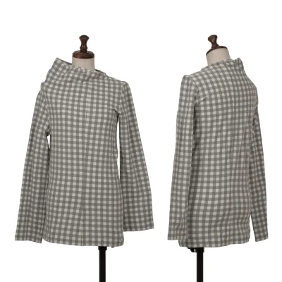 COMME des GARCONS Check Asymmetry Stretch Top