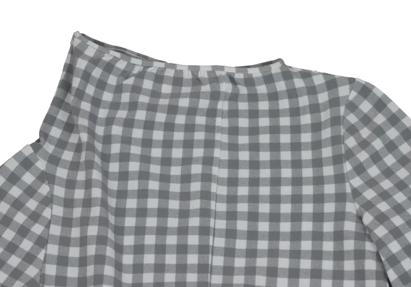 COMME des GARCONS Check Asymmetry Stretch Top K-163894_003