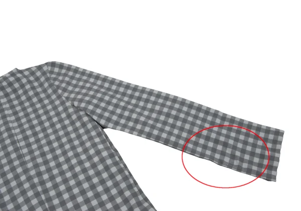 COMME des GARCONS Check Asymmetry Stretch Top K-163894_006