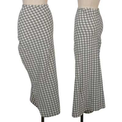 COMME des GARCONS Checked Stretch Deformation Skirt