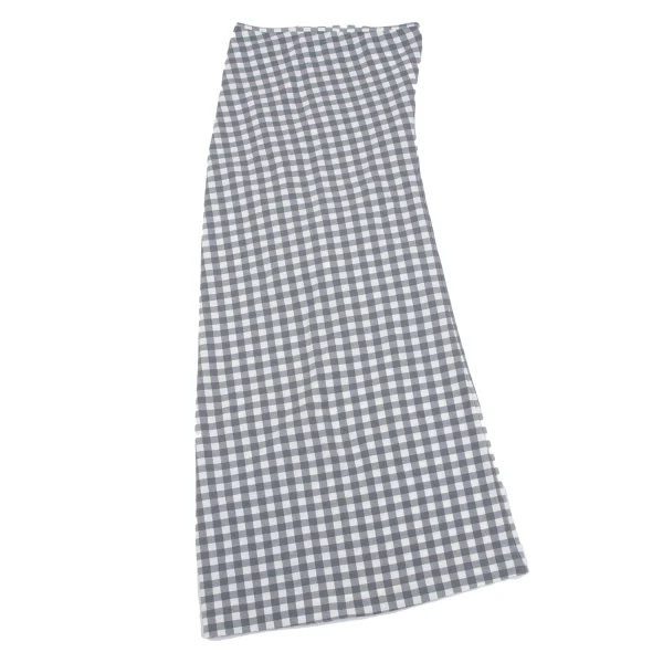 COMME des GARCONS Checked Stretch Deformation Skirt K-163895_002