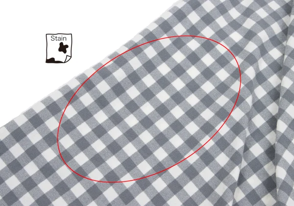 COMME des GARCONS Checked Stretch Deformation Skirt K-163895_016