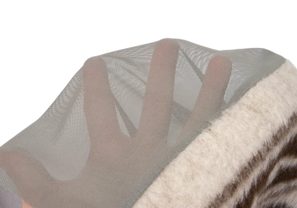 COMME des GARCONS Ethnic Felt Mesh Switching Tank Top K-163896_011