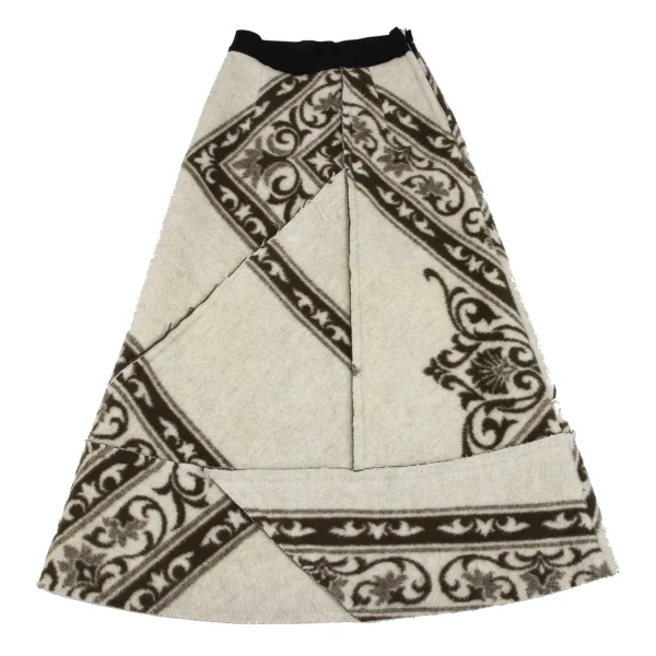 COMME des GARCONS Ethnic Felt Cut Off Skirt K-163897_002