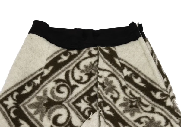 COMME des GARCONS Ethnic Felt Cut Off Skirt K-163897_003