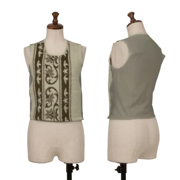 COMME des GARCONS Ethnic Felt Tank Top & Skirt K-163898_002