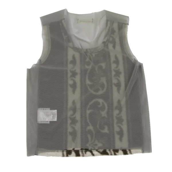 COMME des GARCONS Ethnic Felt Tank Top & Skirt K-163898_009