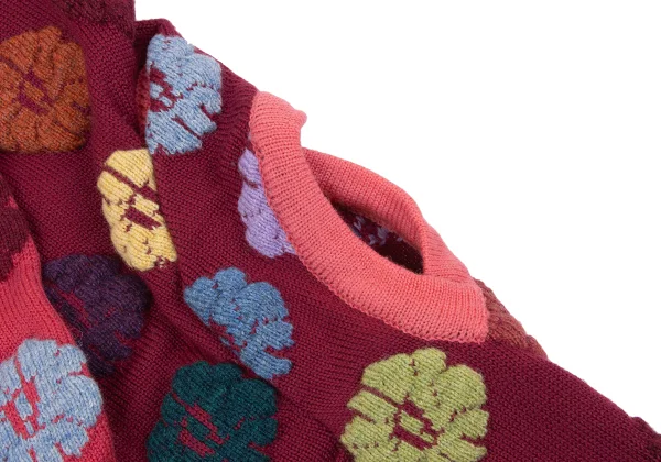 COMME des GARCONS Floral Embroidered Wrap Cardigan K-163900_007