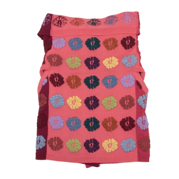 COMME des GARCONS Floral Embroidered Wrap Cardigan K-163900_012