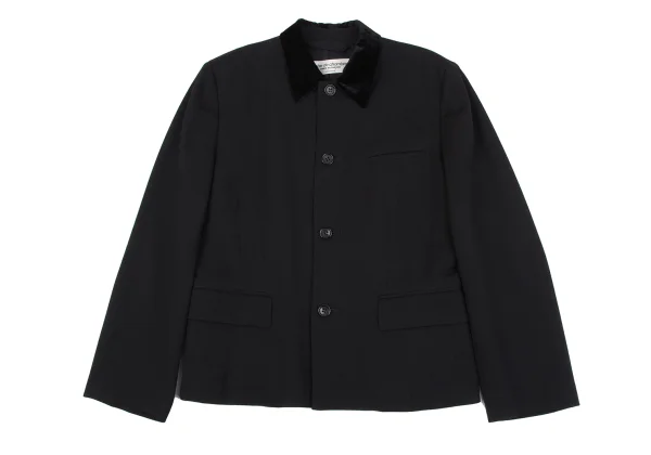robe de chambre COMME des GARCONS Velour Collar Wool Gaba Jacket K-163901_002