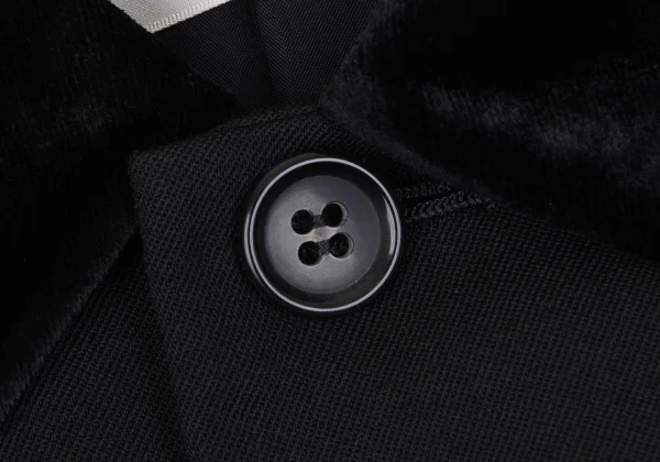 robe de chambre COMME des GARCONS Velour Collar Wool Gaba Jacket K-163901_005