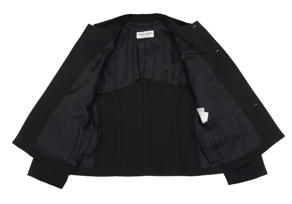 robe de chambre COMME des GARCONS Velour Collar Wool Gaba Jacket K-163901_013