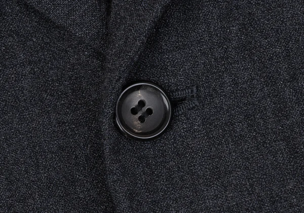 robe de chambre COMME des GARCONS Wrinkled Wool Tiered Jacket K-163902_005