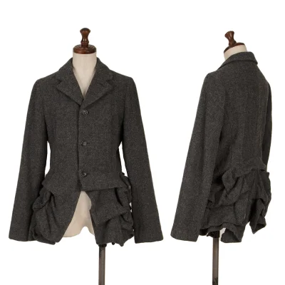 COMME des GARCONS Wool Hem Tuck Jacket