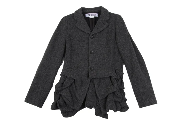 COMME des GARCONS Wool Hem Tuck Jacket K-163904_002