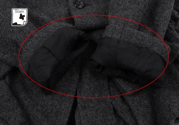 COMME des GARCONS Wool Hem Tuck Jacket K-163904_010