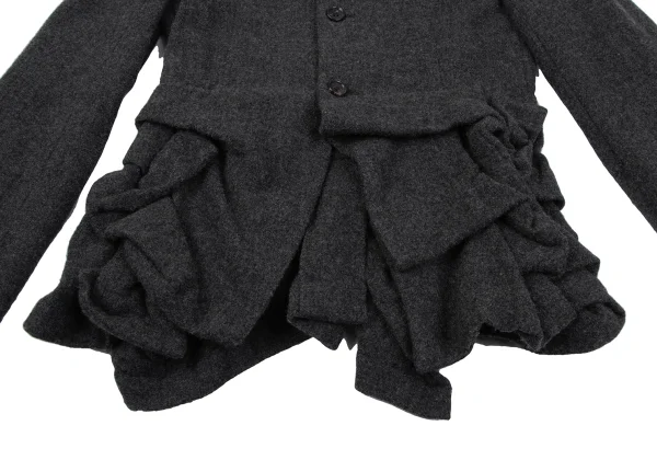 COMME des GARCONS Wool Hem Tuck Jacket K-163904_011