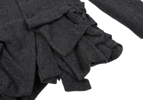 COMME des GARCONS Wool Hem Tuck Jacket K-163904_012