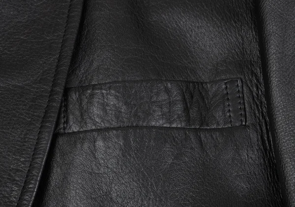 tricot COMME des GARCONS Leather Shawl Collar Jacket K-163905_005