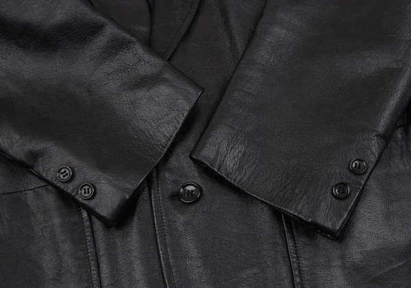 tricot COMME des GARCONS Leather Shawl Collar Jacket K-163905_007