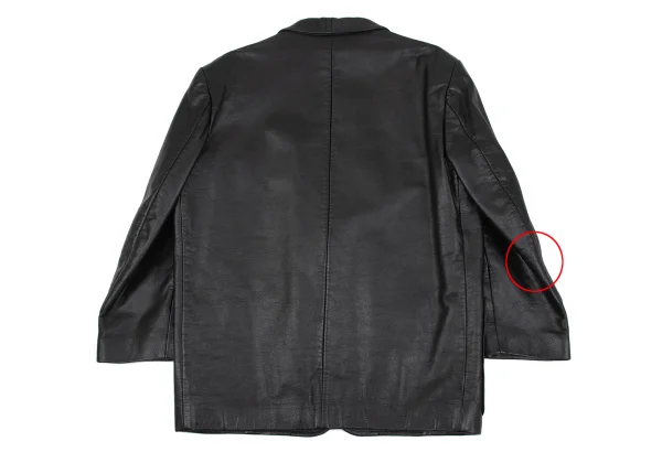 tricot COMME des GARCONS Leather Shawl Collar Jacket K-163905_013