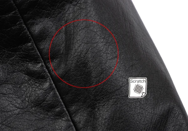 tricot COMME des GARCONS Leather Shawl Collar Jacket K-163905_014