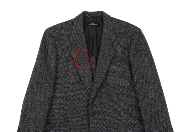 tricot COMME des GARCONS Harris Tweed Herringbone Jacket K-163906_003