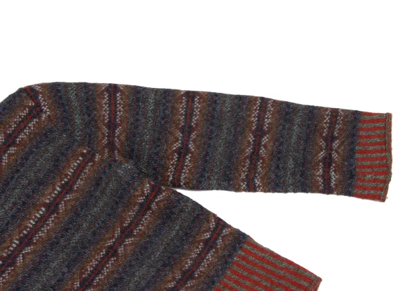 COMME des GARCONS HOMME PLUS Alpaca Blend Nordic Knit K-163908_003