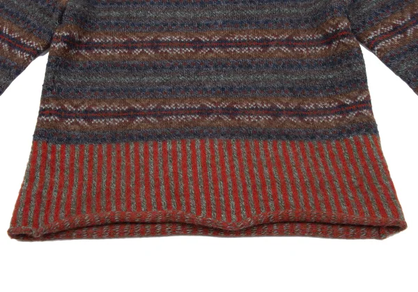 COMME des GARCONS HOMME PLUS Alpaca Blend Nordic Knit K-163908_005