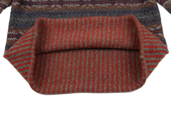 COMME des GARCONS HOMME PLUS Alpaca Blend Nordic Knit K-163908_006