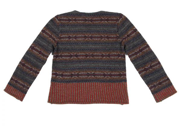 COMME des GARCONS HOMME PLUS Alpaca Blend Nordic Knit K-163908_007