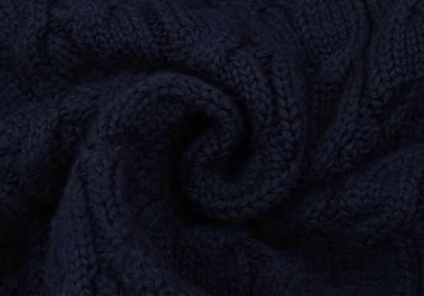 COMME des GARCONS HOMME PLUS Wool Bias Switching Cable Knit K-163909_011