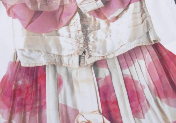 COMME des GARCON Dress Transfer Print 3/4 Sleeve Top K-163910_010