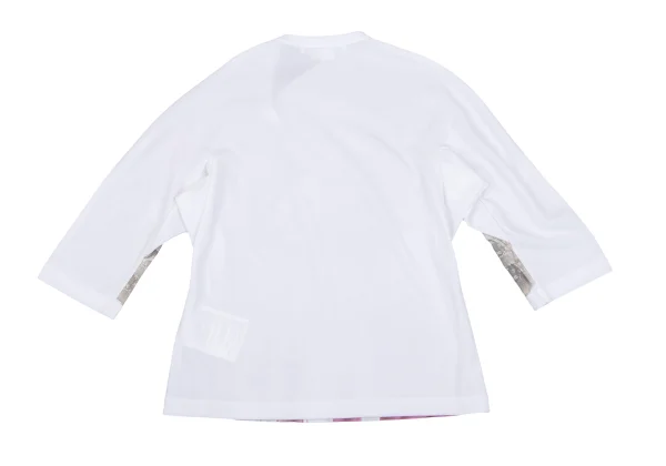 COMME des GARCON Dress Transfer Print 3/4 Sleeve Top K-163910_012