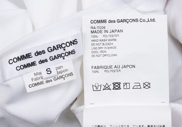 COMME des GARCON Dress Transfer Print 3/4 Sleeve Top K-163910_015