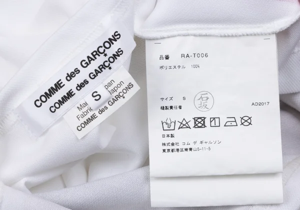 COMME des GARCON Dress Transfer Print 3/4 Sleeve Top K-163910_016