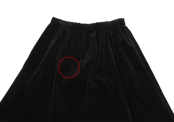 COMME des GARCONS Velour Dropped Crotch Cropped Pants K-163912_002