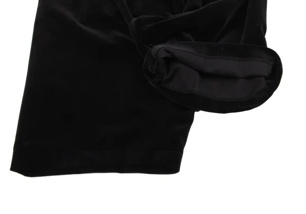 COMME des GARCONS Velour Dropped Crotch Cropped Pants K-163912_007