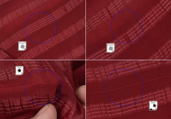 Christian Dior Stripe Jacquard Tuck Wrap Dress K-163913_004