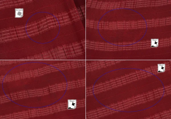 Christian Dior Stripe Jacquard Tuck Wrap Dress K-163913_010