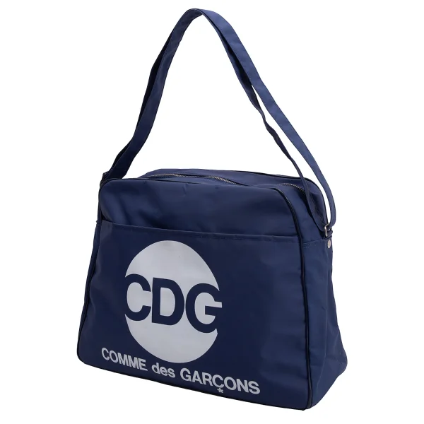 COMME des GARCONS Logo Printed Shoulder Bag Blue  K-163914_001