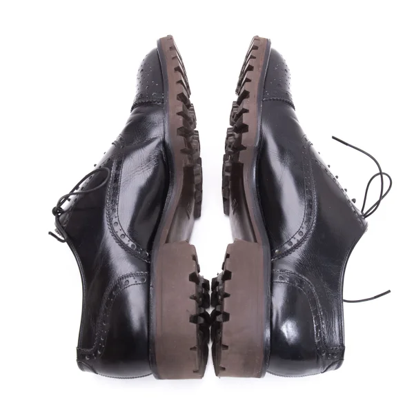 COMME des GARCONS HOMME Perforated Leather Shoes K-163916_010