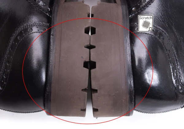 COMME des GARCONS HOMME Perforated Leather Shoes K-163916_011